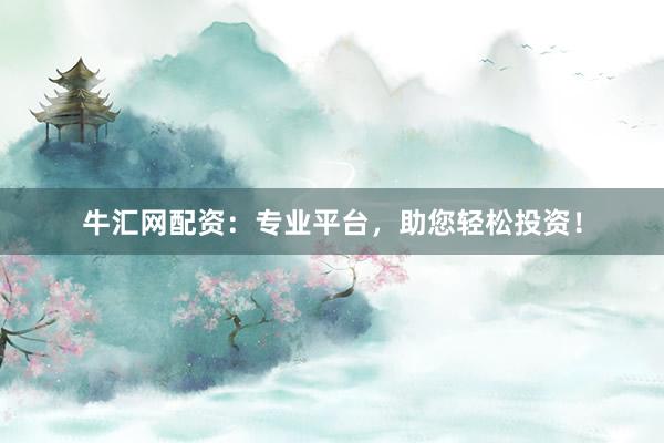 牛匯網(wǎng)配資：專業(yè)平臺，助您輕松投資！