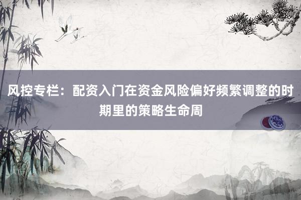 風(fēng)控專欄：配資入門在資金風(fēng)險(xiǎn)偏好頻繁調(diào)整的時(shí)期里的策略生命周